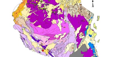 Mapa de tanzània geològic